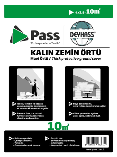 PASS DEYHASS KALIN ZEMİN ÖRTÜSÜ 10 M2 